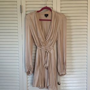 Bardot Silky Champagne Dress